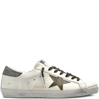 Golden Goose Super-Star Leather Sneakers - Grey