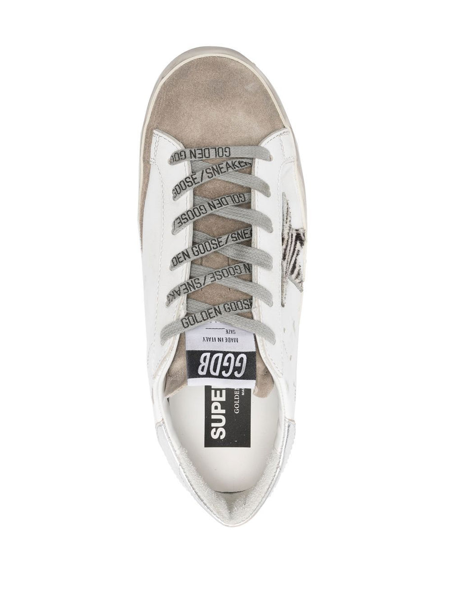 Golden Goose Super-Star Leather Sneakers - White