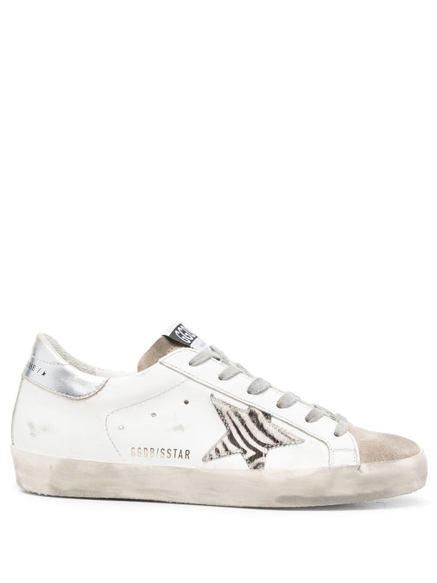 Golden Goose Super-Star Leather Sneakers - White