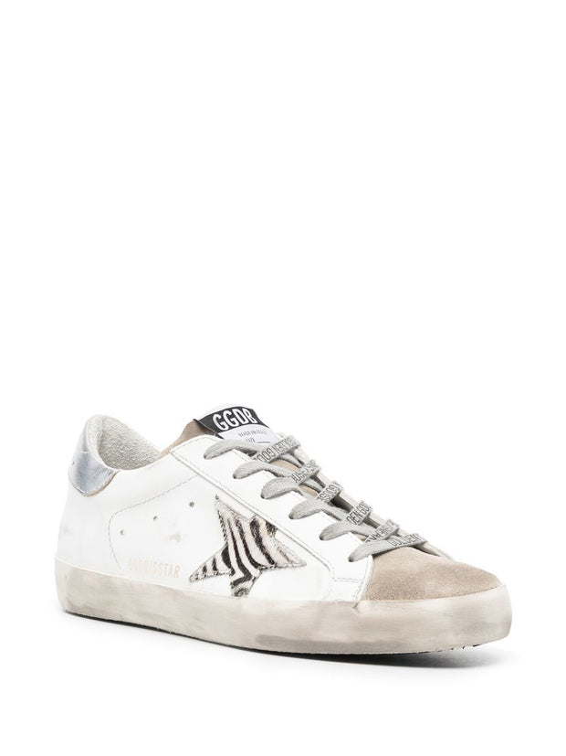 Golden Goose Super-Star Leather Sneakers - White