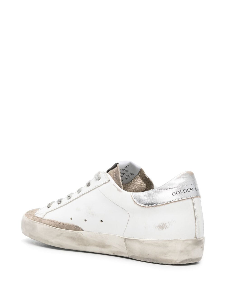 Golden Goose Super-Star Leather Sneakers - White