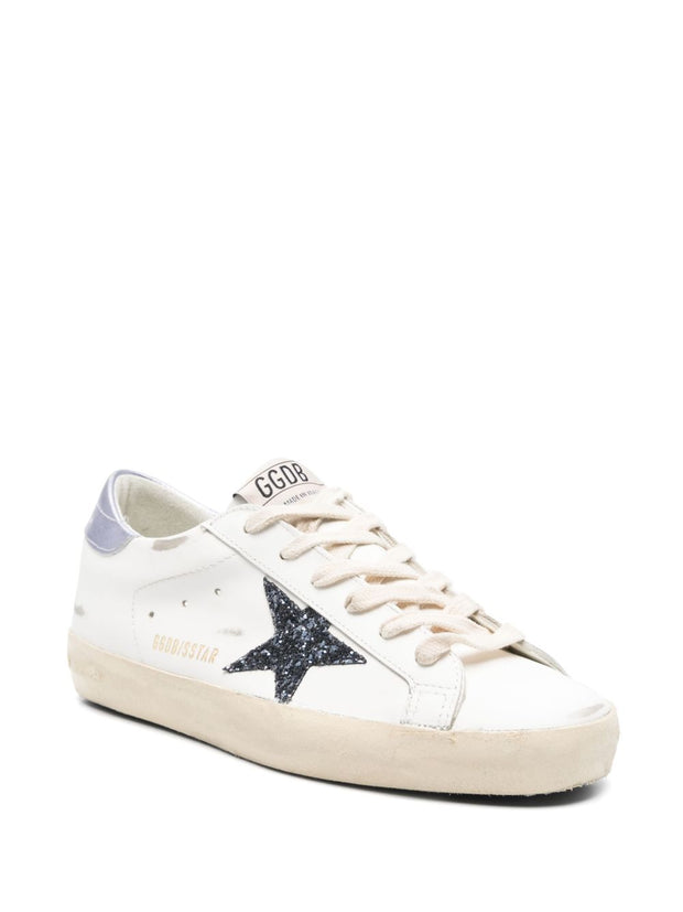 Golden Goose Super-Star Leather Sneakers - Lilac