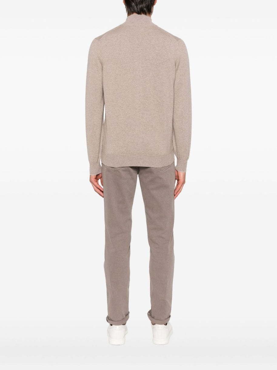 Brunello Cucinelli Cashmere Zipped Cardigan