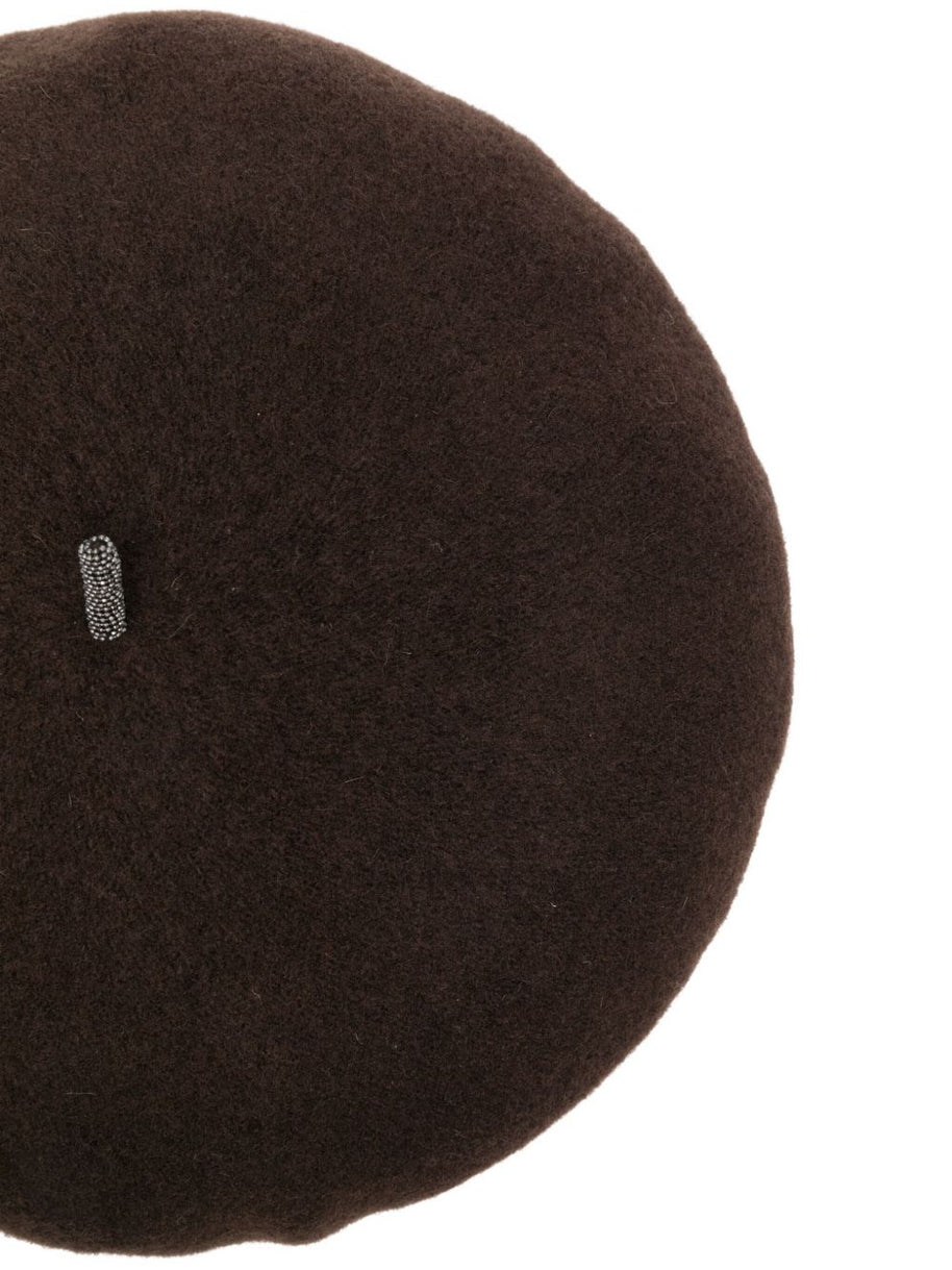 Brunello Cucinelli Wool Basque Hat
