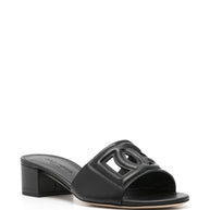 Dolce & Gabbana DG Logo Sandals Black