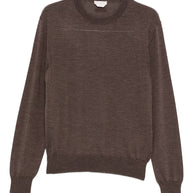 Jacob Cohen Wool And Silk Crewneck Sweater - Brown