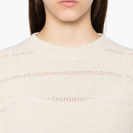 Brunello Cucinelli Cashmere And Wool Sweater - Beige