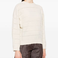 Brunello Cucinelli Cashmere And Wool Sweater - Beige