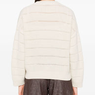 Brunello Cucinelli Cashmere And Wool Sweater - Beige