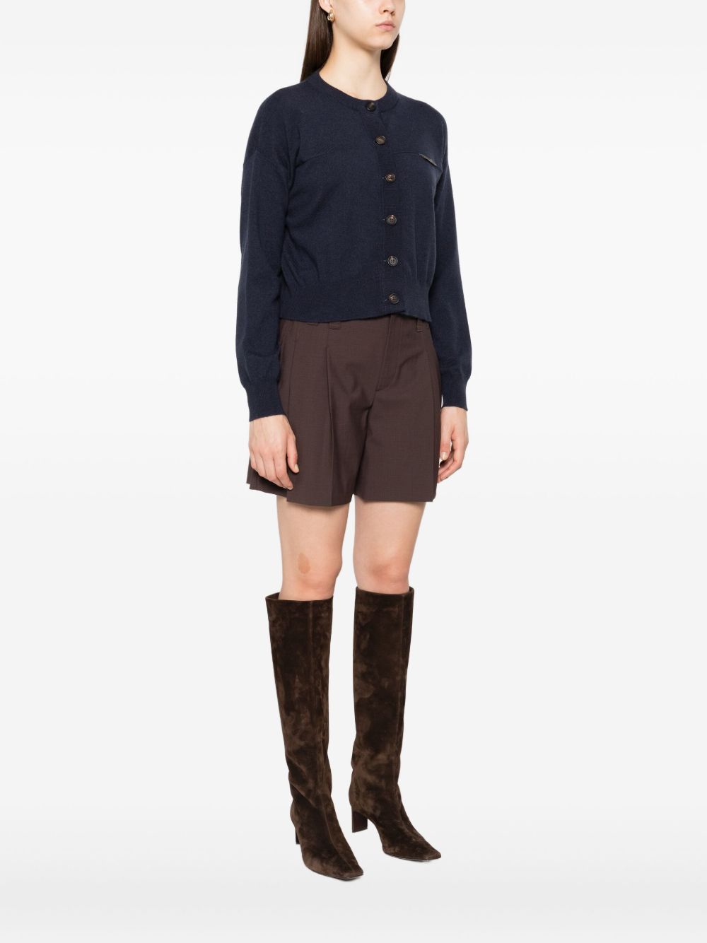 Brunello Cucinelli Cashmere Cardigan - Blue