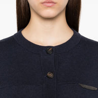 Brunello Cucinelli Cashmere Cardigan - Blue