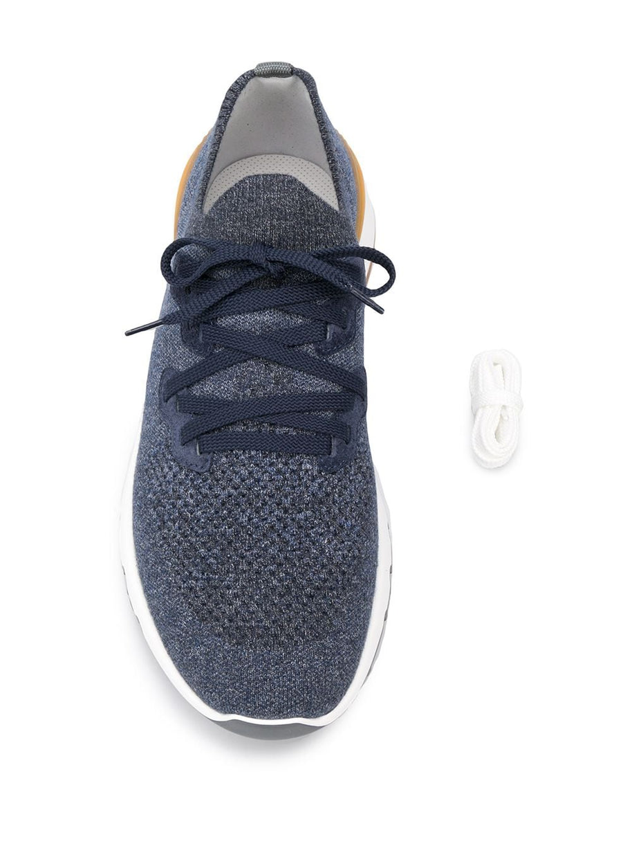 Brunello Cucinelli Cotton Sneakers - Blue