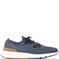 Brunello Cucinelli Cotton Sneakers - Blue