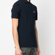Dolce & Gabbana Logo Cotton Polo Shirt - Blue