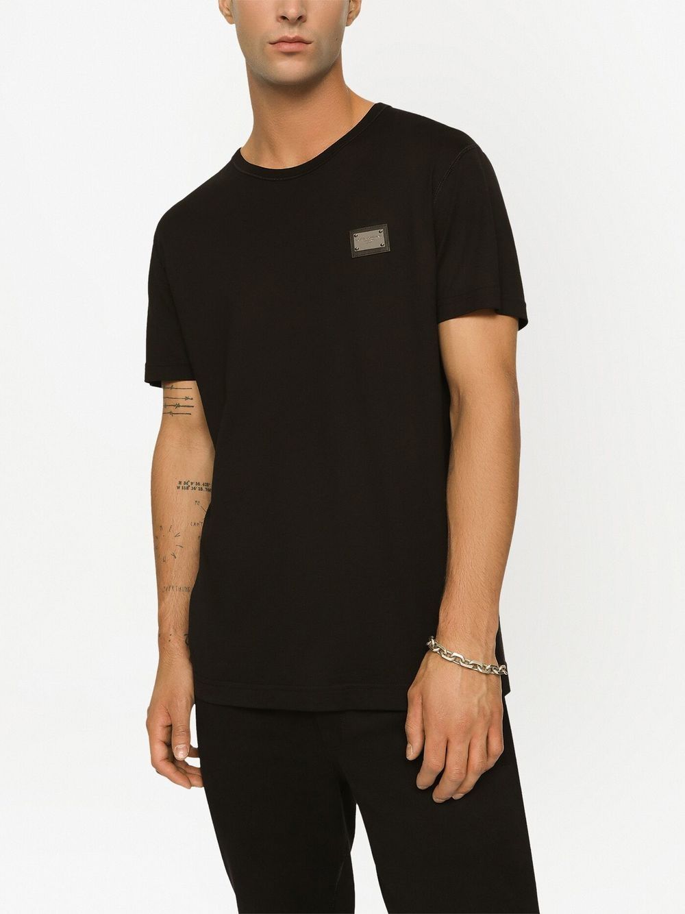 Dolce & Gabbana Logo Cotton T-shirt - Black