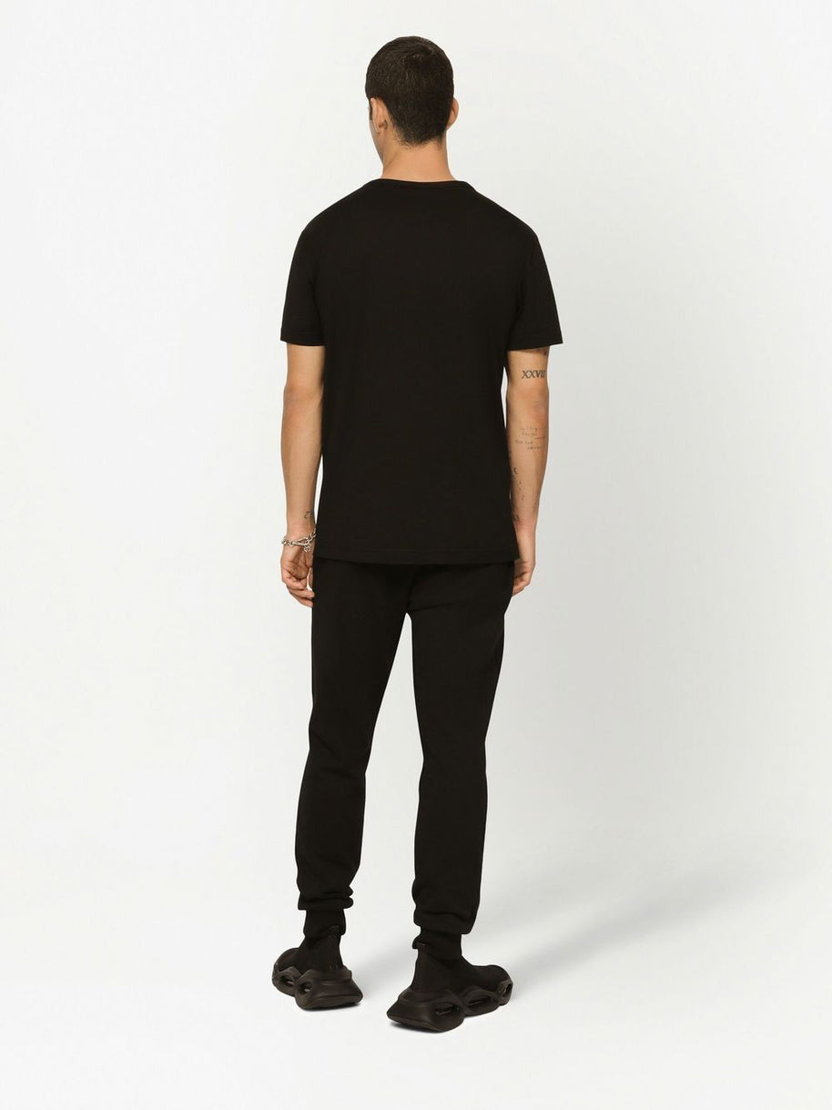 Dolce & Gabbana Logo Cotton T-shirt - Black