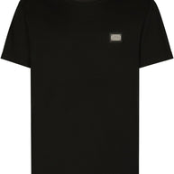 Dolce & Gabbana Logo Cotton T-shirt - Black