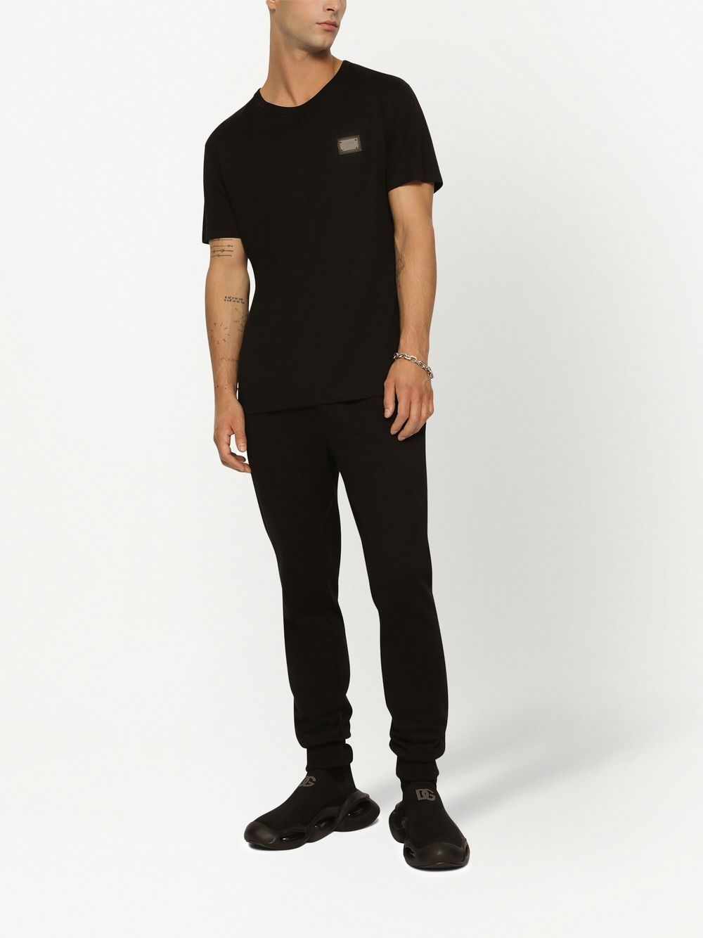 Dolce & Gabbana Logo Cotton T-shirt - Black
