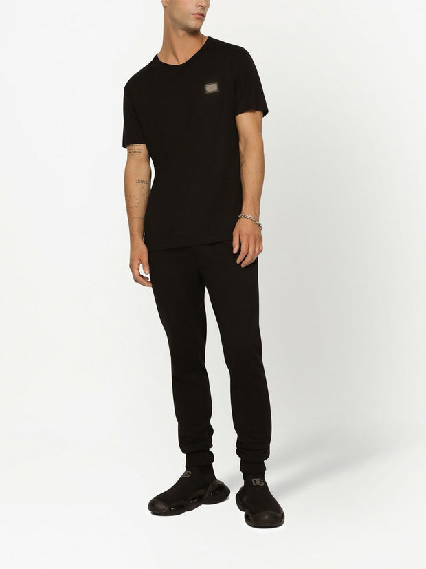 Dolce & Gabbana Logo Cotton T-shirt - Black