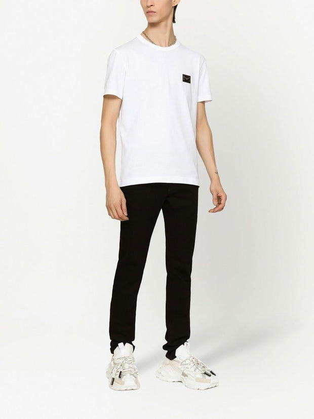 Dolce & Gabbana Logo Cotton T-shirt - White