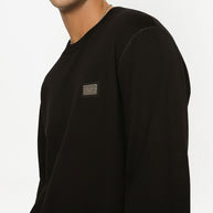 Dolce & Gabbana Logo Cotton Sweatshirt - Black