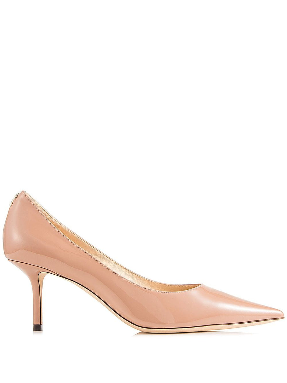 Jimmy Choo Love 65 Patent Leather Pumps - Powder
