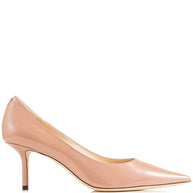 Jimmy Choo Love 65 Patent Leather Pumps - Powder