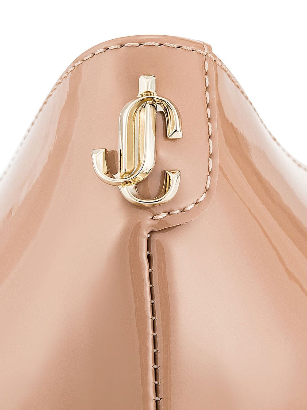 Jimmy Choo Love 65 Ballet-Patent-Leather Pumps With JC Emblem