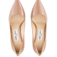 Jimmy Choo Love 65 Patent Leather Pumps - Powder