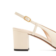 Valentino Garavani Valet Du Roi Leather Pumps - White