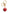 Valentino Garavani Coeur Royal Keychain - Red