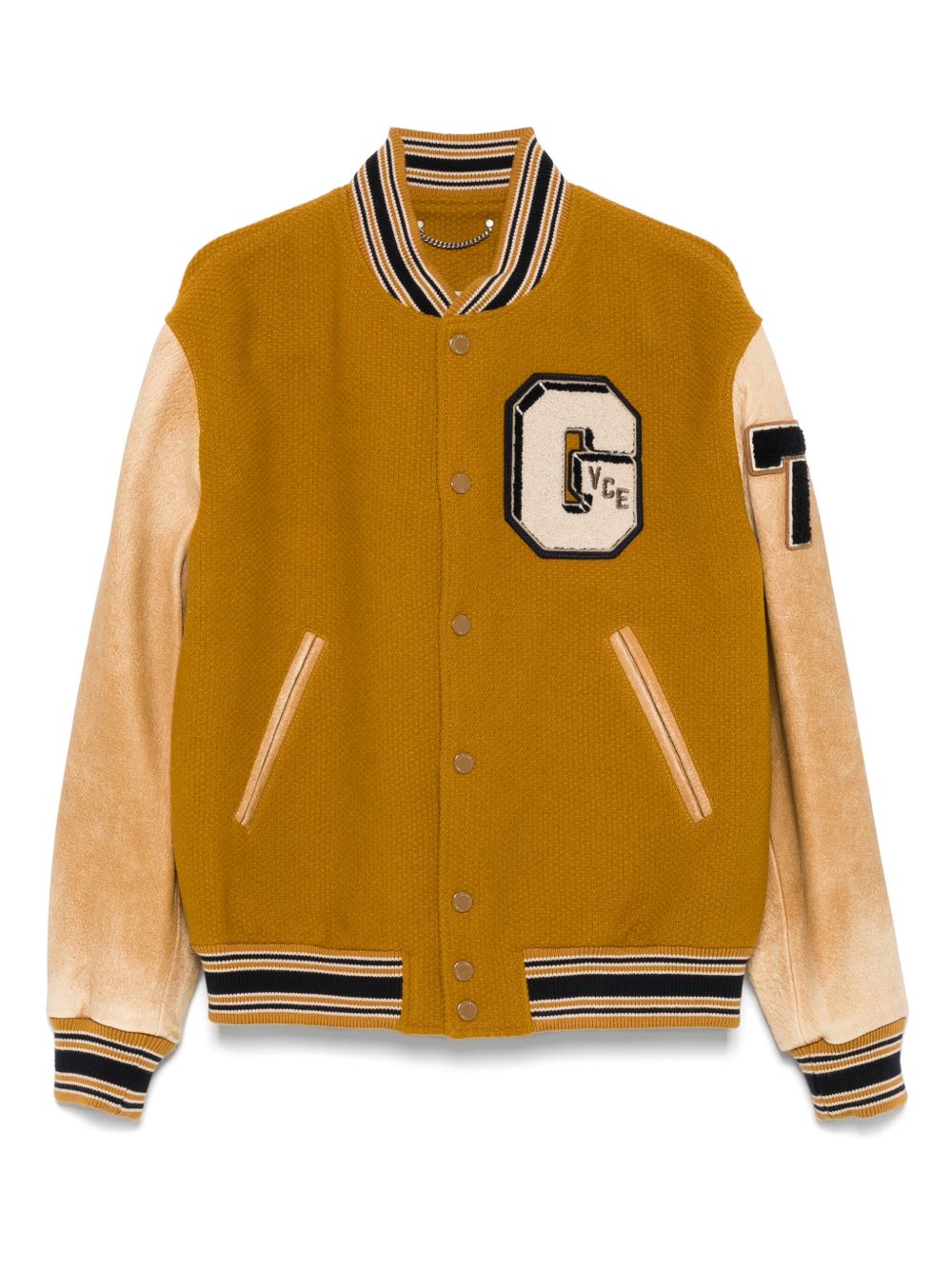 Golden Goose Wool And Leather Bomber Jacket