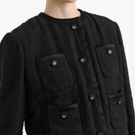 Dolce & Gabbana Cotton Blend Jacket - Black