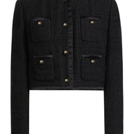 Dolce & Gabbana Cotton Blend Jacket - Black
