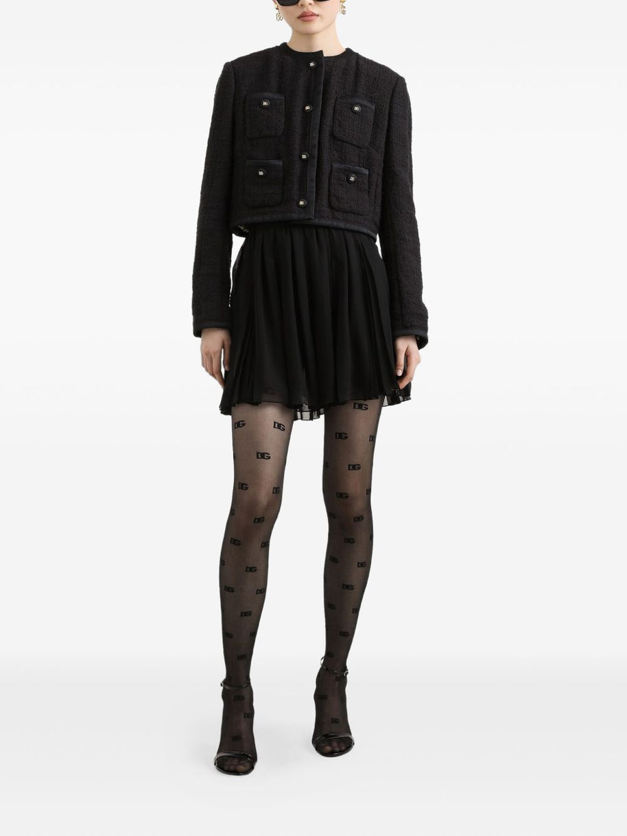Dolce & Gabbana Cotton Blend Jacket - Black