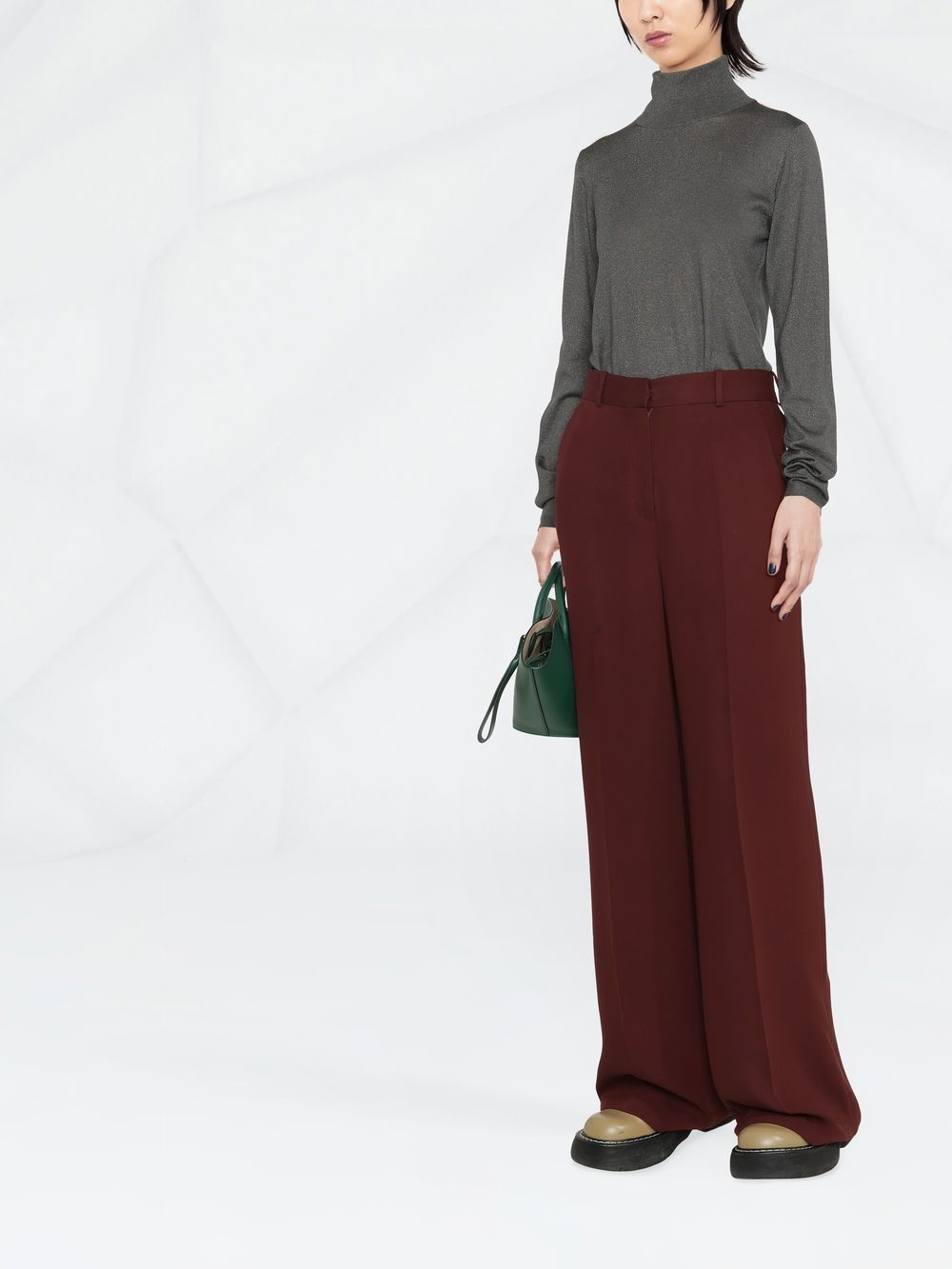 Brunello Cucinelli Cashmere And Silk Turtle-neck Sweater - Grey