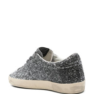 Golden Goose Super-Star Leather Sneakers - Silver