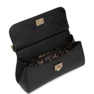 Dolce & Gabbana Sicily Leather Handbag - Black