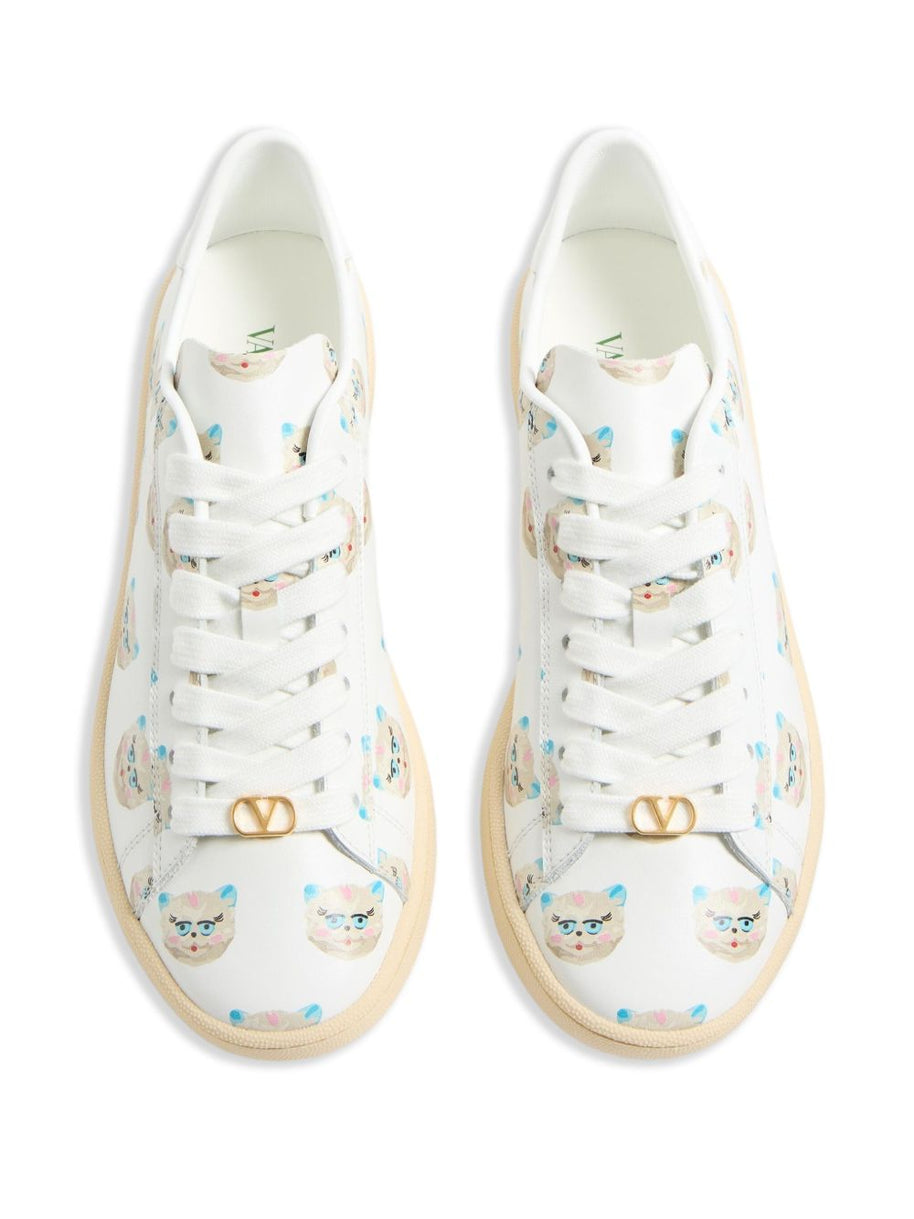 Valentino Garavani Royco leather sneakers - White