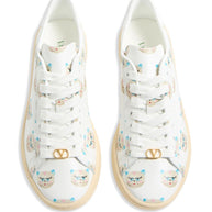 Valentino Garavani Royco leather sneakers - White