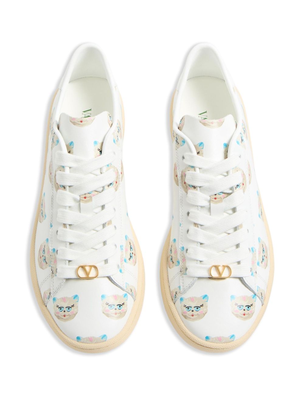 Valentino Garavani Royco leather sneakers - White