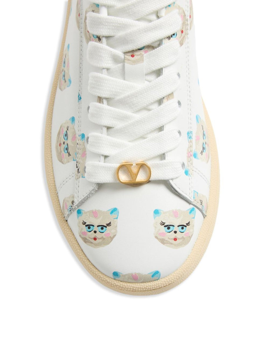 Valentino Garavani Royco leather sneakers - White