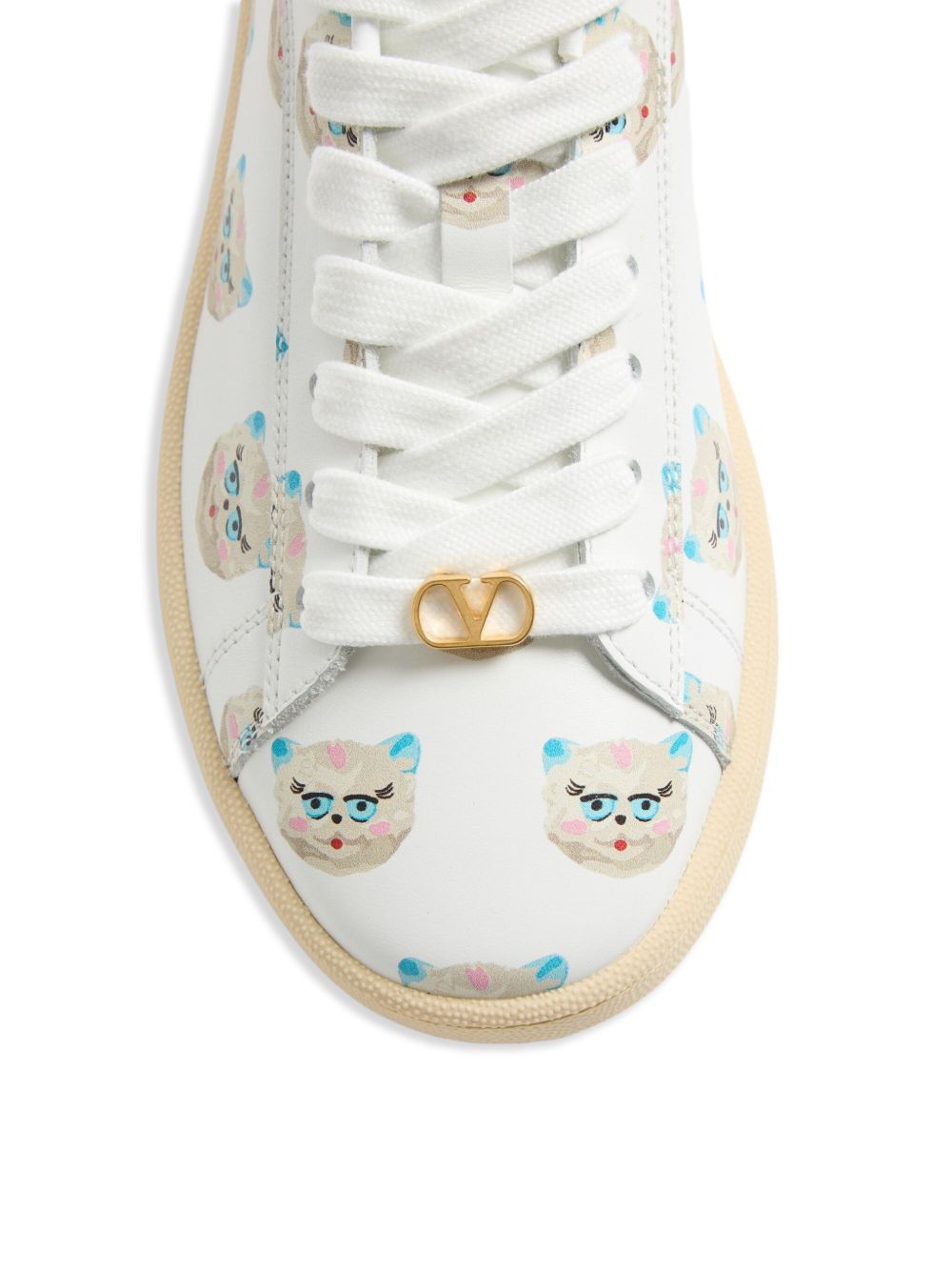 Valentino Garavani Royco leather sneakers - White