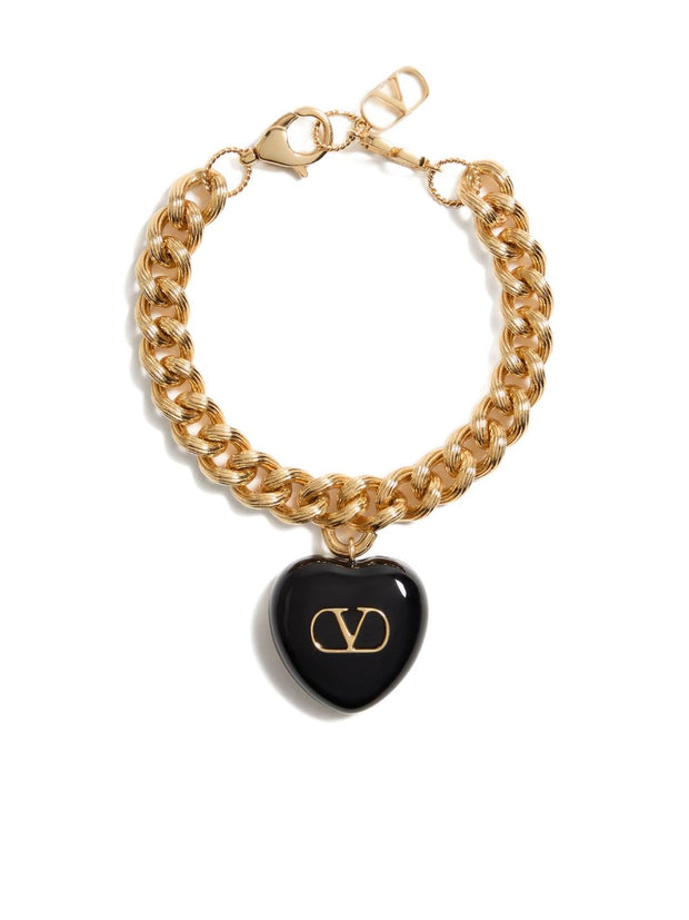 Valentino Garavani Coeur Royal Bracelet - Black