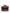 Valentino Garavani Locò Small Leather Shoulder Bag - Bordeaux