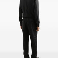Dolce & Gabbana Jacquard Silk Shirt - Black