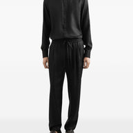 Dolce & Gabbana Jacquard Silk Shirt - Black