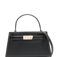 Tory Burch Lee Radziwill Small Leather Handbag - Black