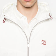 Brunello Cucinelli Nylon Blouson Jacket - White