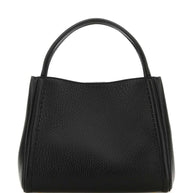 Valentino Garavani Alltime Medium Leather Handbag - Black